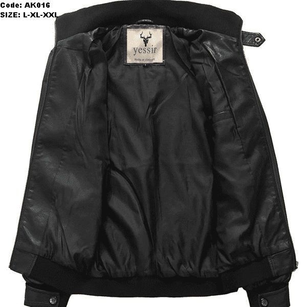 Áo khoác da nam Yessir cao cấp giá sỉ - Kho sỉ quần áo nam VNXK Áo khoác da nam Yessir cao cấp giá sỉ - Kho sỉ quần áo nam VNXK
