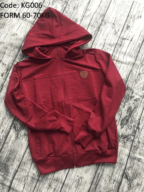 Áo khoác nữ form to phối logo da