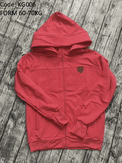 Áo khoác nữ form to phối logo da