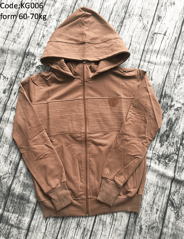 Áo khoác nữ form to phối logo da