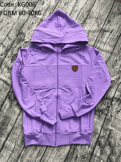 Áo khoác nữ form to phối logo da