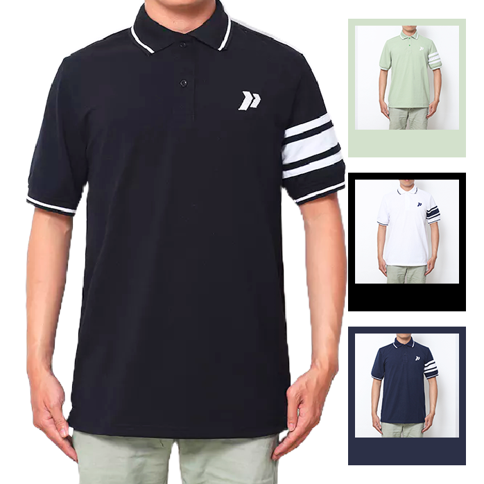 Áo Thun Nam Có Cổ Cá Sấu Đốm Thêu Logo (Có Size 3XL)