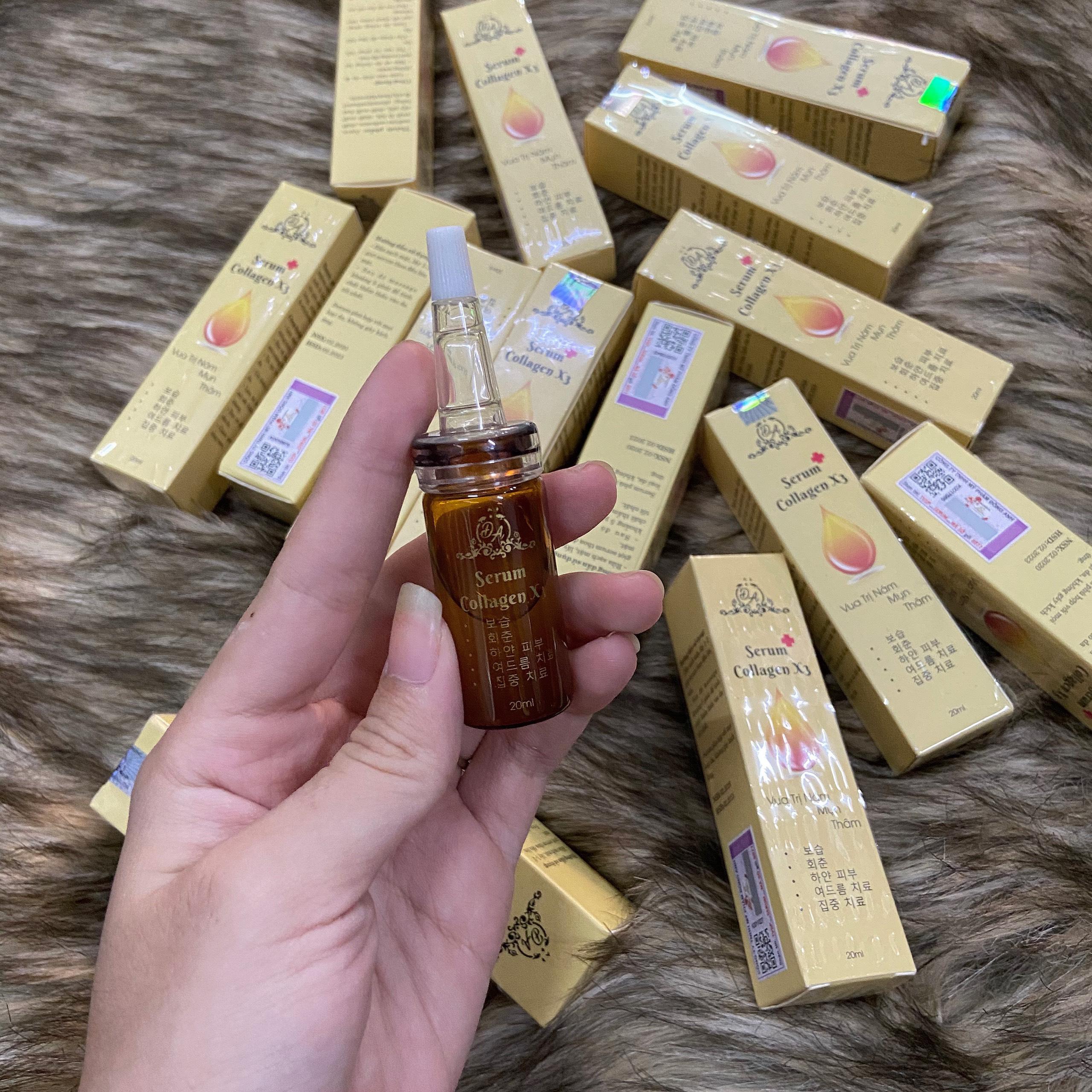 Serum collagen x3 của mỹ phẩm Đông Anh có công dụng gì?