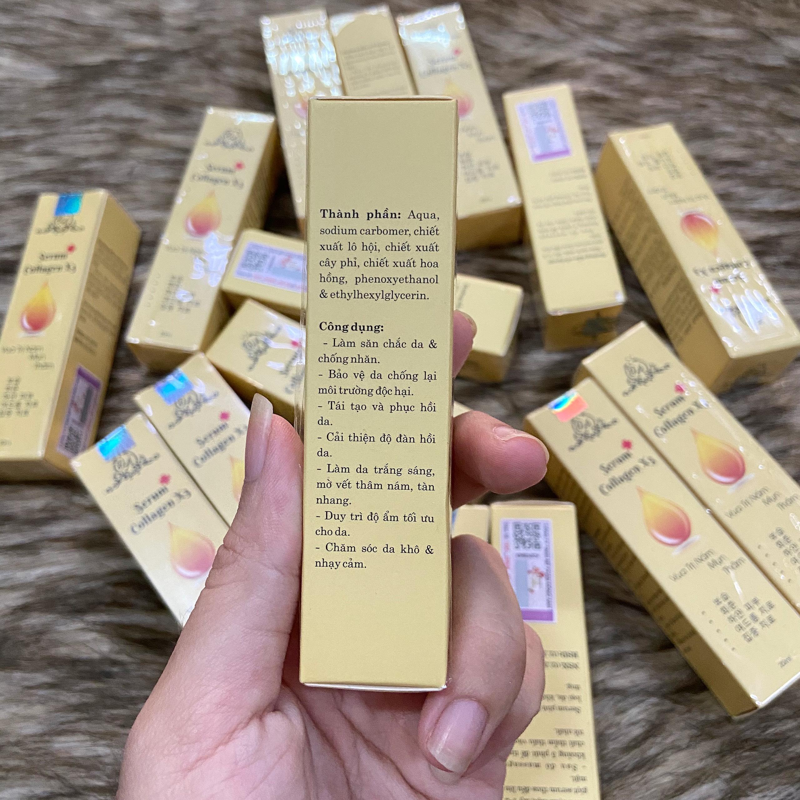 Serum collagen x3 của mỹ phẩm Đông Anh có công dụng gì?