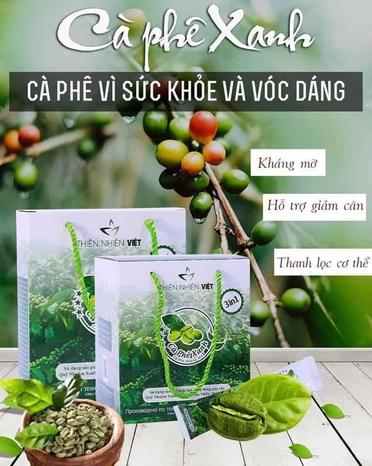 "HÔ BIẾN" 1Kg SAU 10 LY CÀ PHÊ XANH GIẢM MỠ