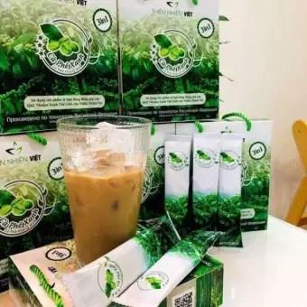 Cafe giảm cân kháng mỡ - Cà phê Xanh hỗ trợ giảm cân Thiên Nhiên Việt