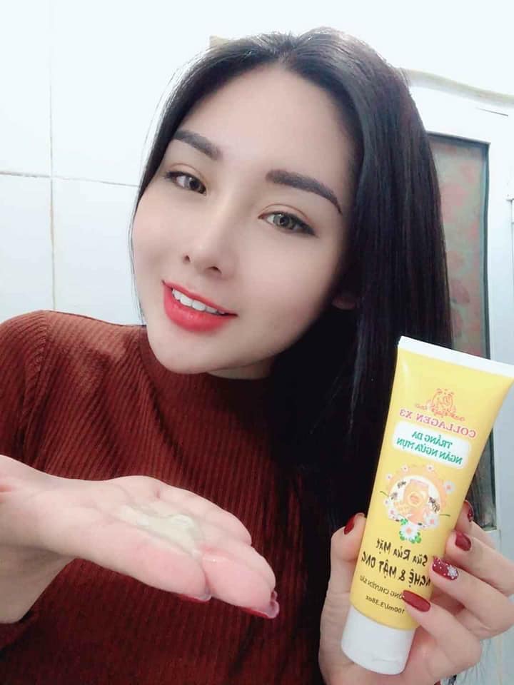 Sữa rửa mặt tinh chất nghệ và mật ong