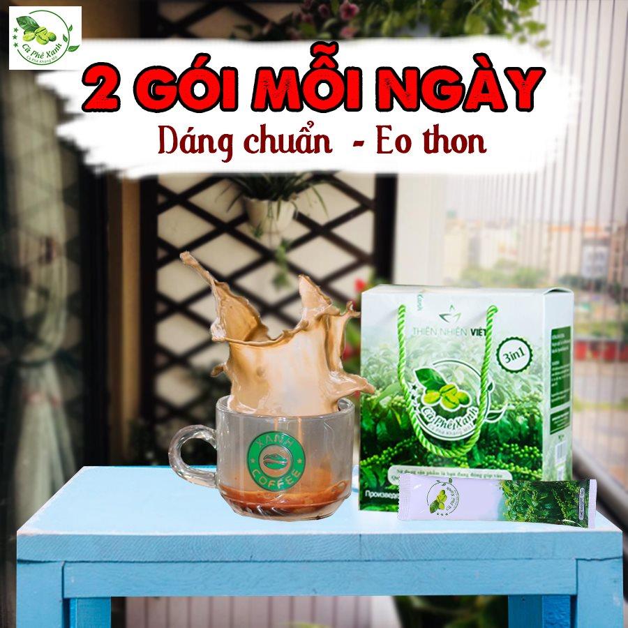 Cho bạn vóc dáng thon gọn với 2 gói cà phê Xanh mỗi ngày