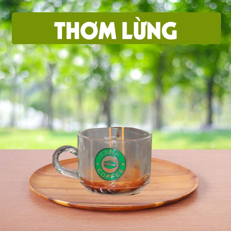 Hương vị thơm ngon từ tách cà phê Xanh thiên nhiên Việt