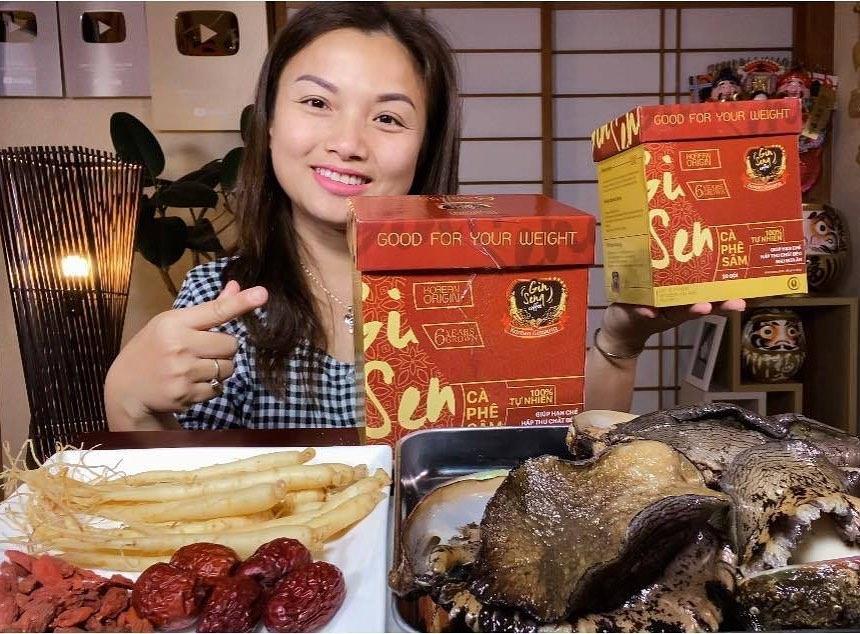 Cà phê sâm giảm cân GinSeng được các Youtuber Mukbang yêu thích