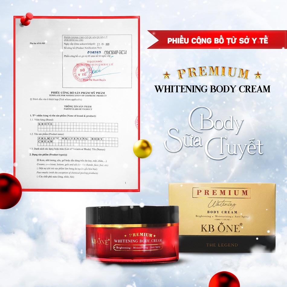 Kem body Sữa Tuyết KBONE – Xu hướng dưỡng da mới của phái đẹp