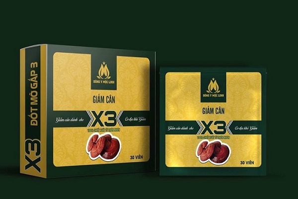 Giảm cân Slim X3 chính hãng Đông Y Mộc Linh