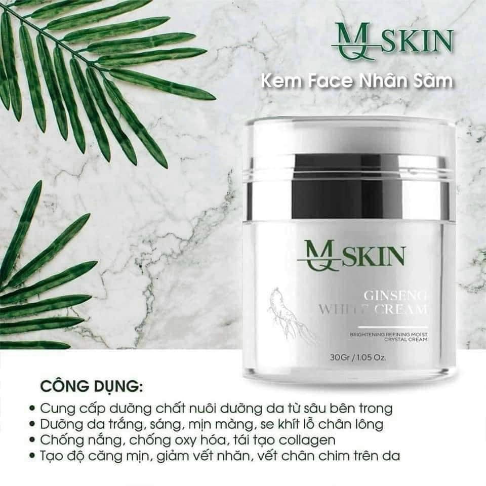 Kem face dưỡng trắng da nhân sâm MQ SKIN