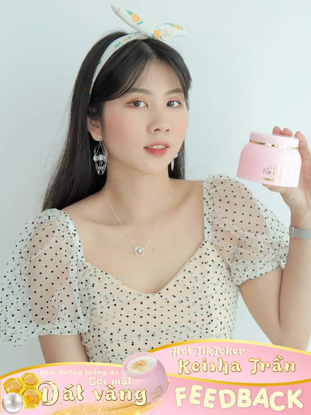 Kem body Honey Pink sợi mật ong dát vàng 24k