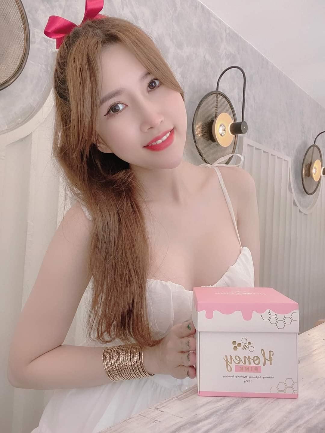 Kem body Honey Pink sợi mật ong dát vàng 24k