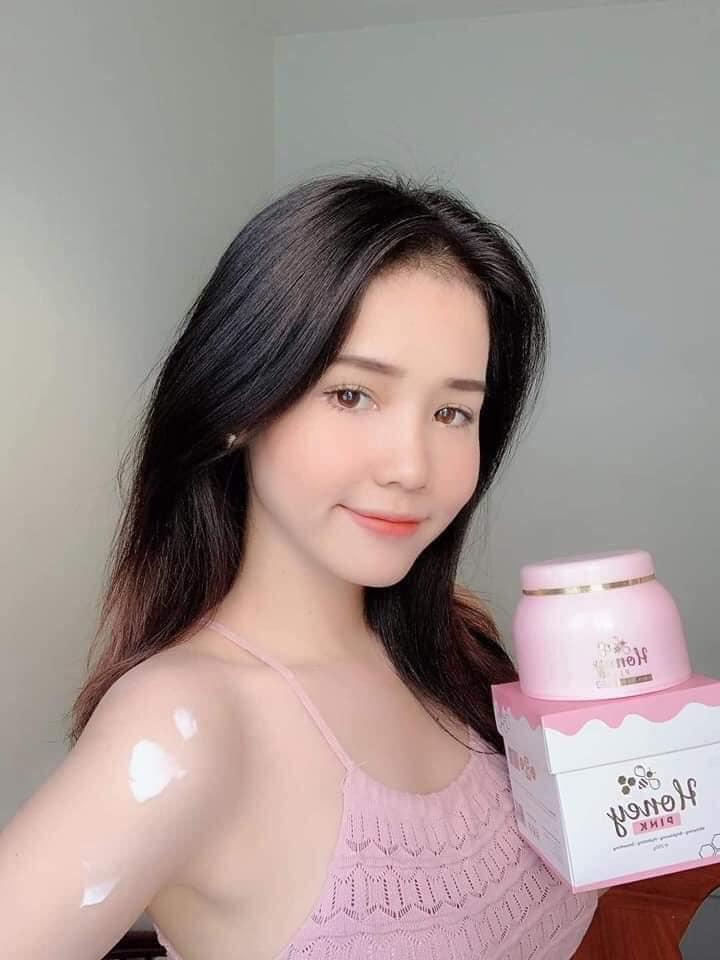 Kem body Honey Pink sợi mật ong dát vàng 24k