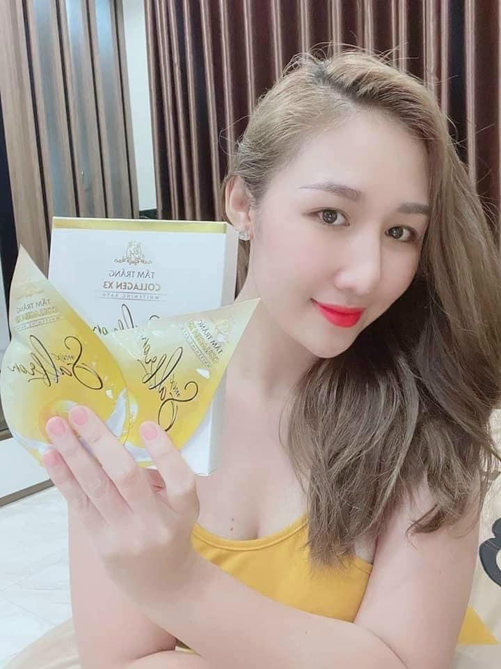 Tắm trắng Collagen X3 Luxury Mix Saffron chính hãng Mỹ Phẩm Đông Anh