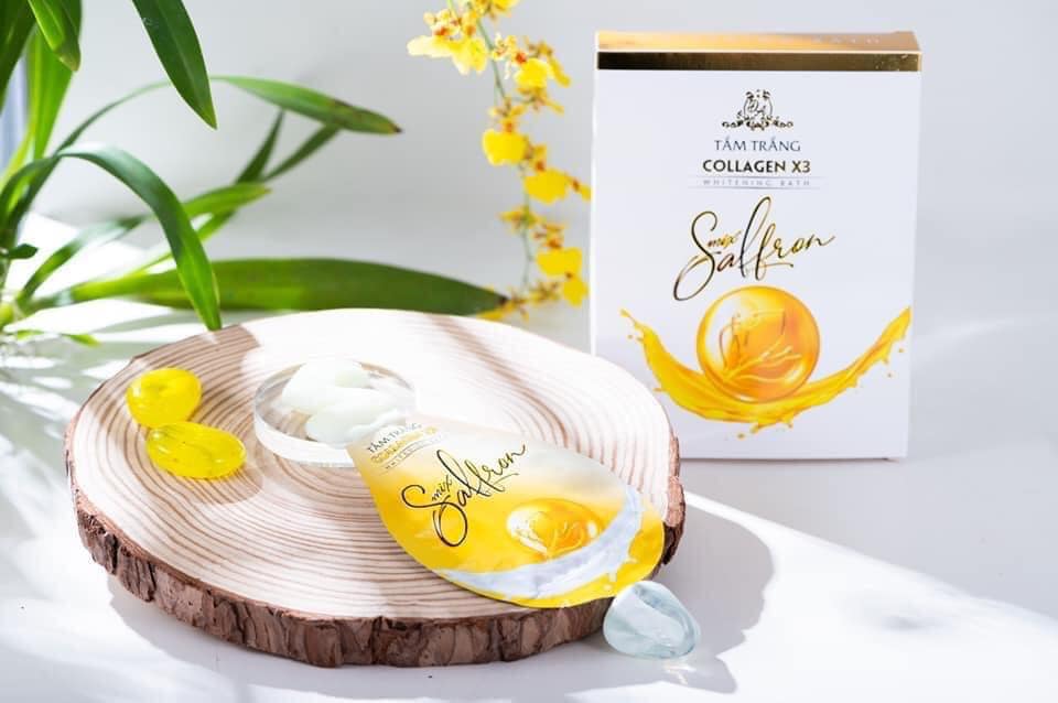 Tắm trắng Collagen X3 Luxury Mix Saffron chính hãng Mỹ Phẩm Đông Anh