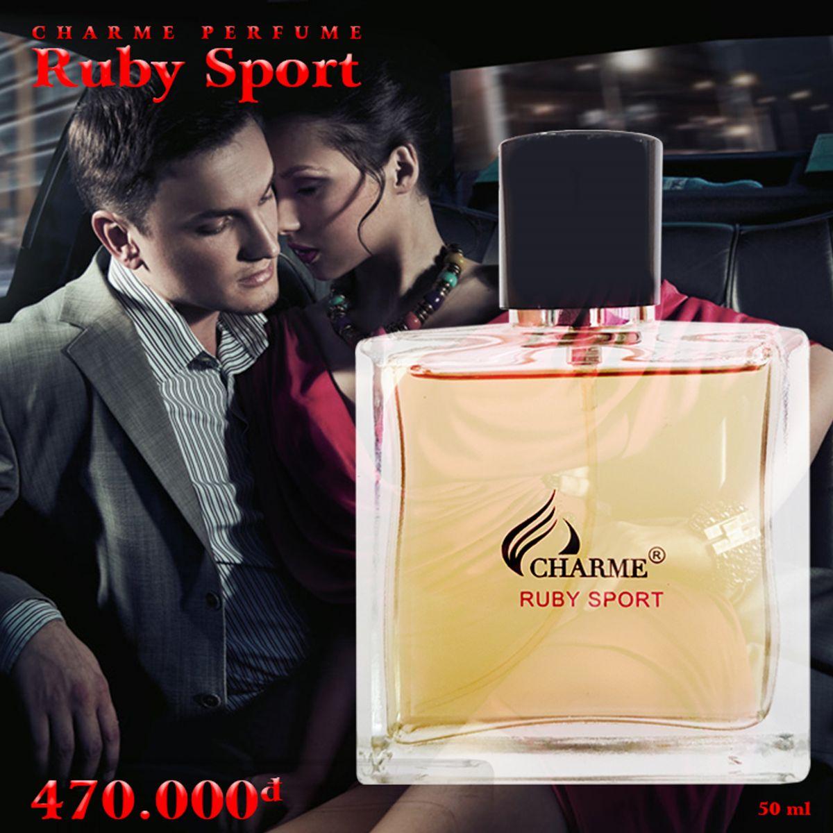 Nước hoa nam Charme Ruby Sport cho chàng trai hay vận động