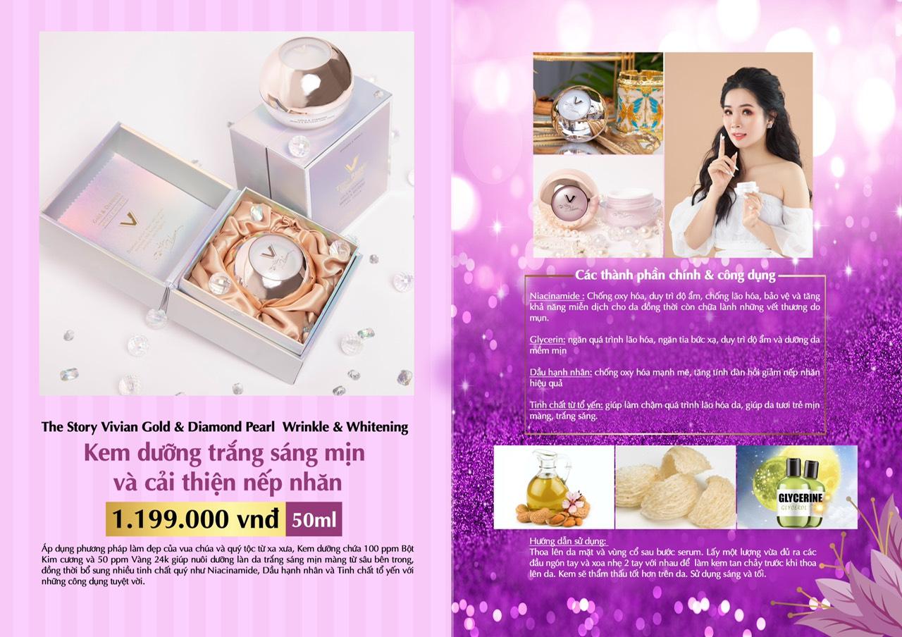 Kem face dưỡng trắng & cải thiện nếp nhăn The Story Vivian chính hãng