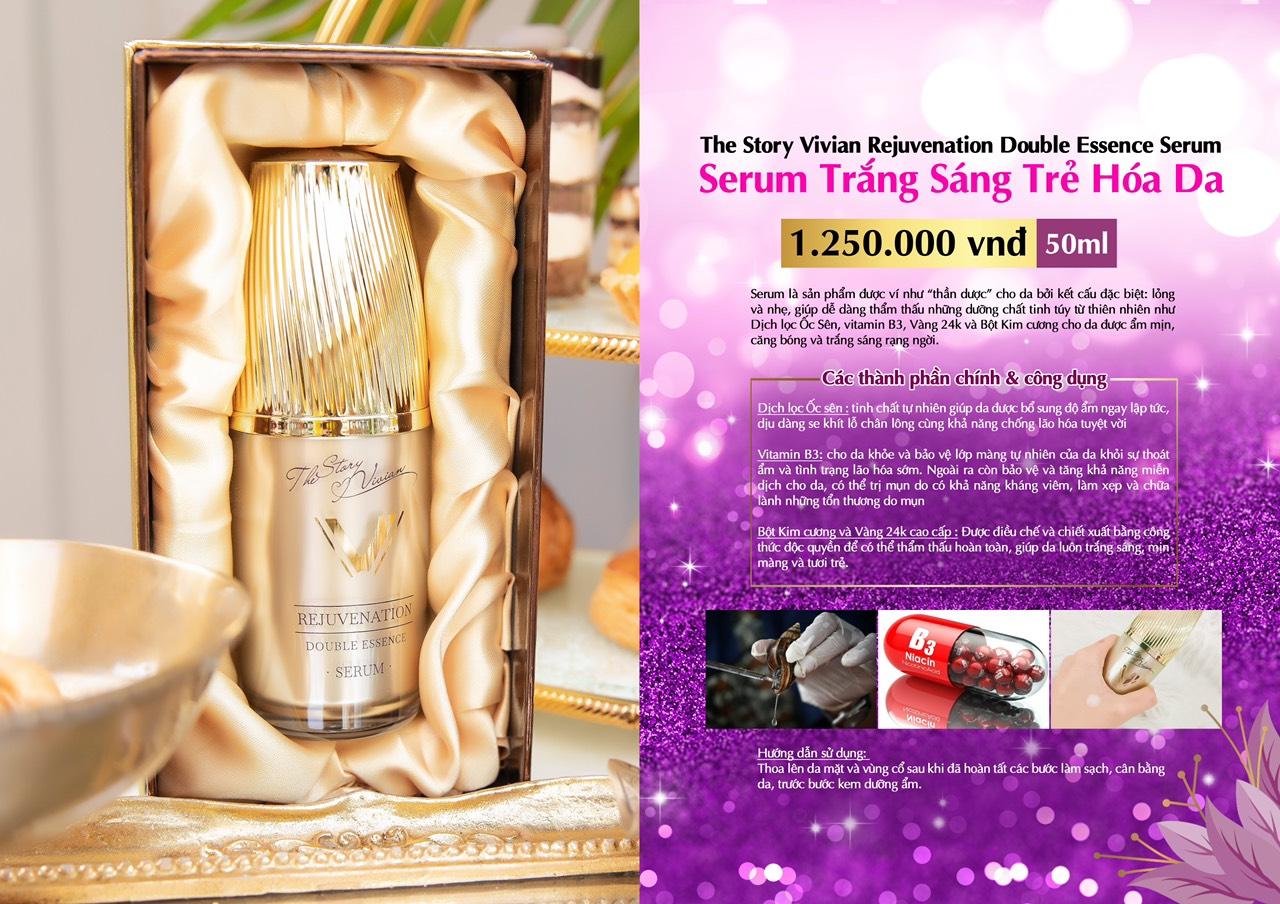 Serum trắng sáng trẻ hóa da The Story Vivian chính hãng