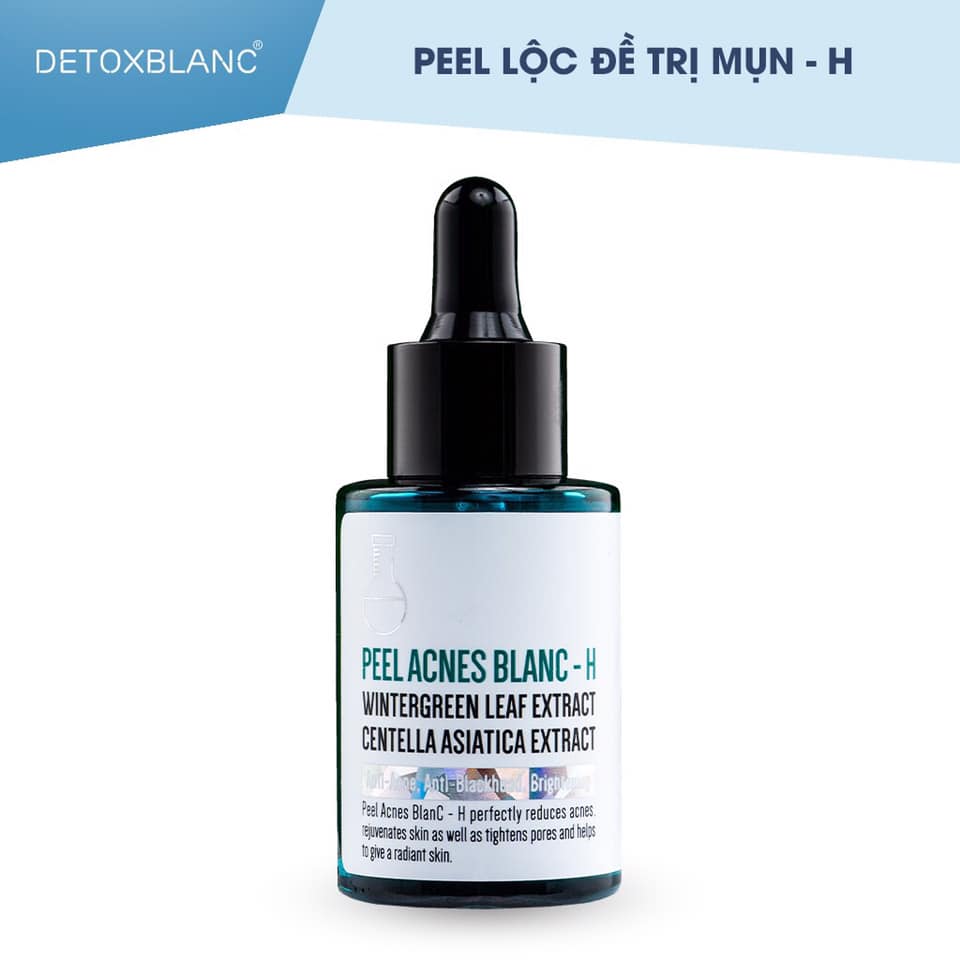 Serum trị mụn lộc đề H hàng chính hãng Detox Blanc