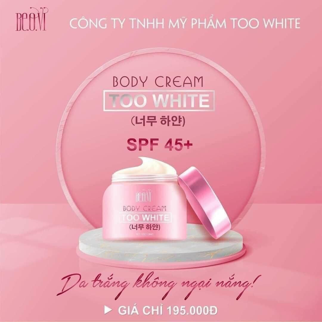 Kem trắng da body BE.O.VI chính hãng công ty Too White