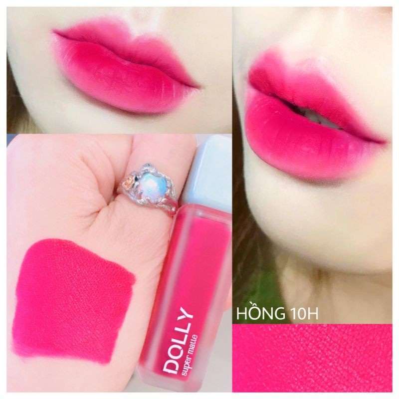 Son Kem Lì Dolly Super Matte chính hãng mua 1 tặng 1