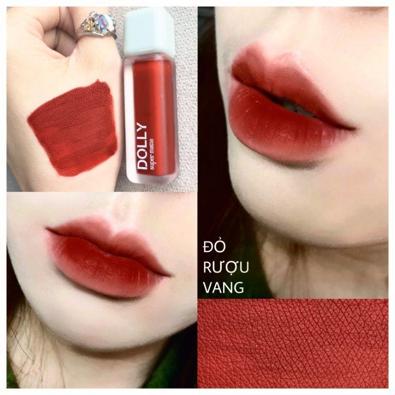 Son Kem Lì Dolly Super Matte chính hãng mua 1 tặng 1