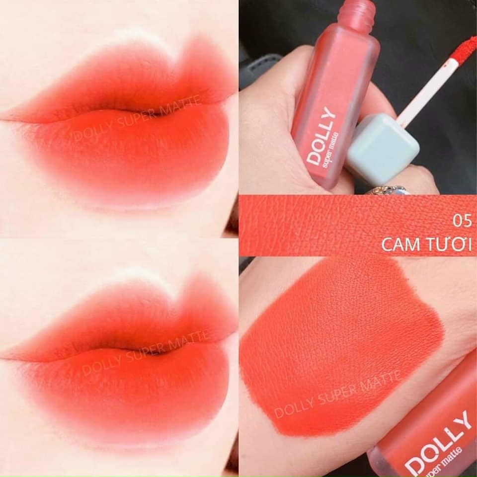 Son Kem Lì Dolly Super Matte chính hãng mua 1 tặng 1