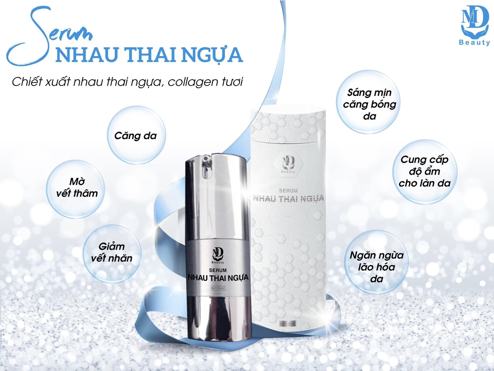 Serum nhau thai ngựa MD Beauty chính hãng