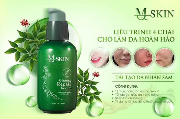 Serum thay da nhân sâm MQ Skin chính hãng