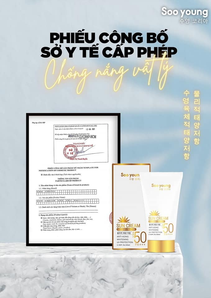Kem chống nắng Soo Young có tốt không? Sử dụng như thế nào?