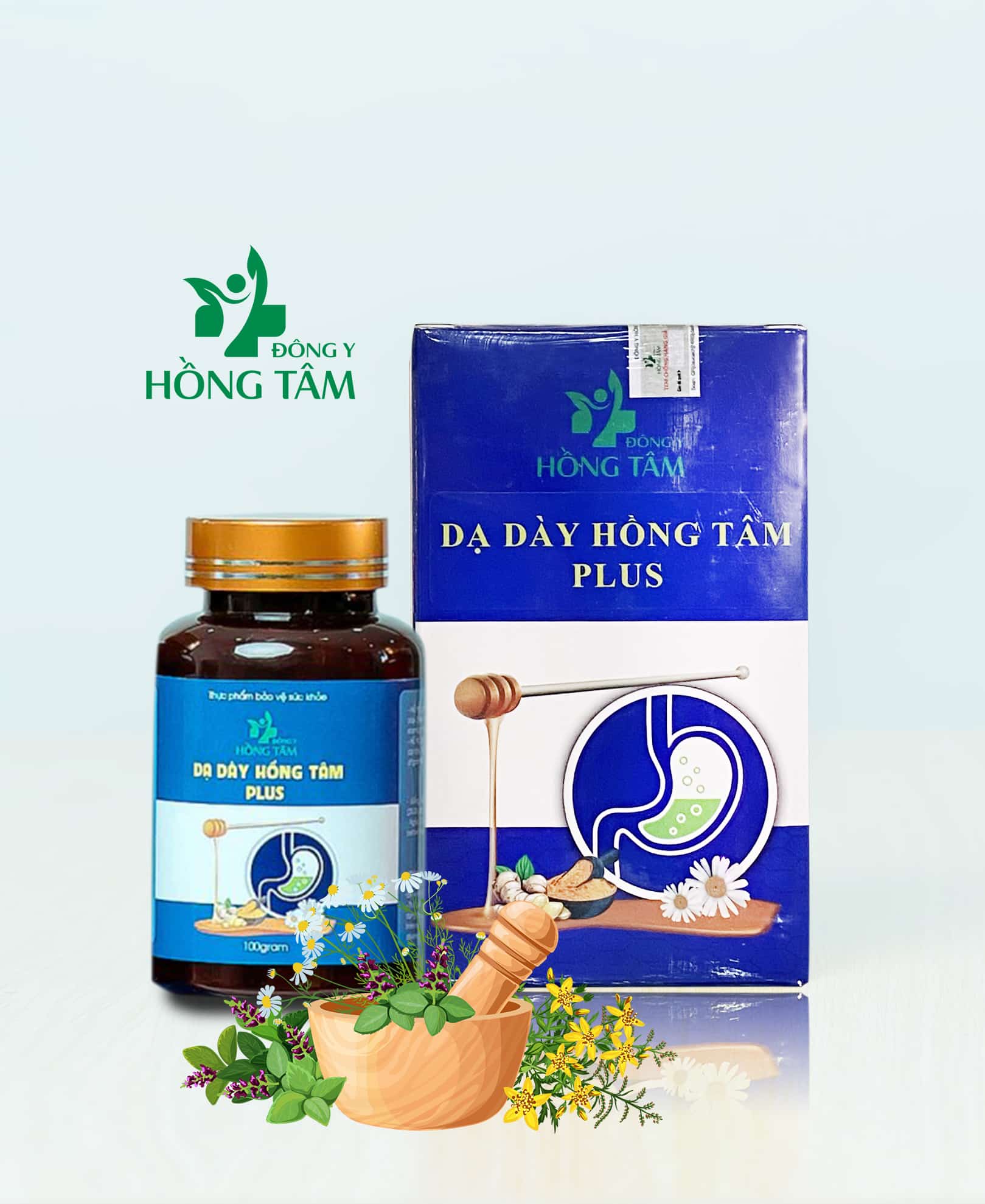 Viên Dạ dày Hồng Tâm Plus Chính Hãng