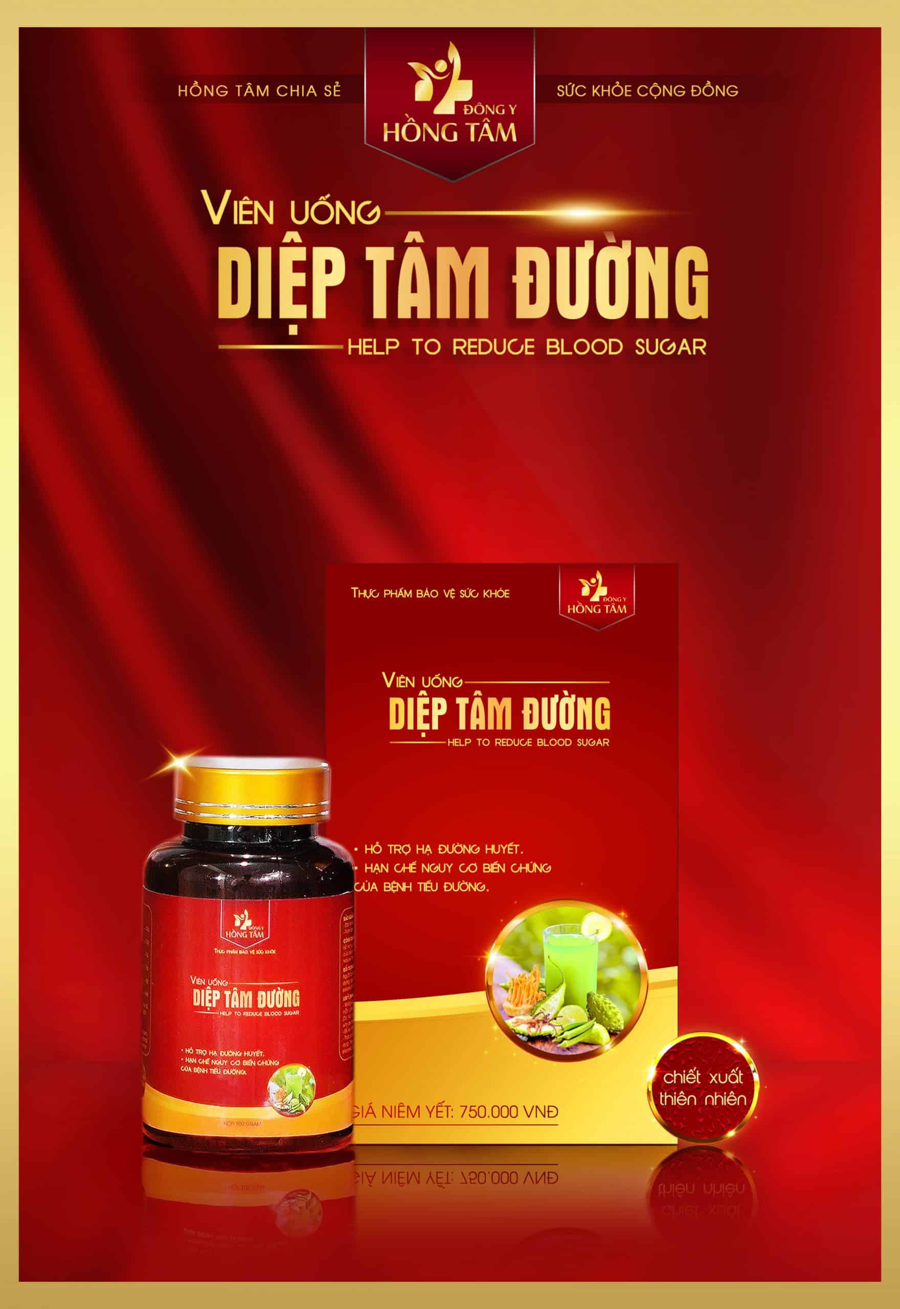 Viên uống Diệp Tâm Đường Chính hãng