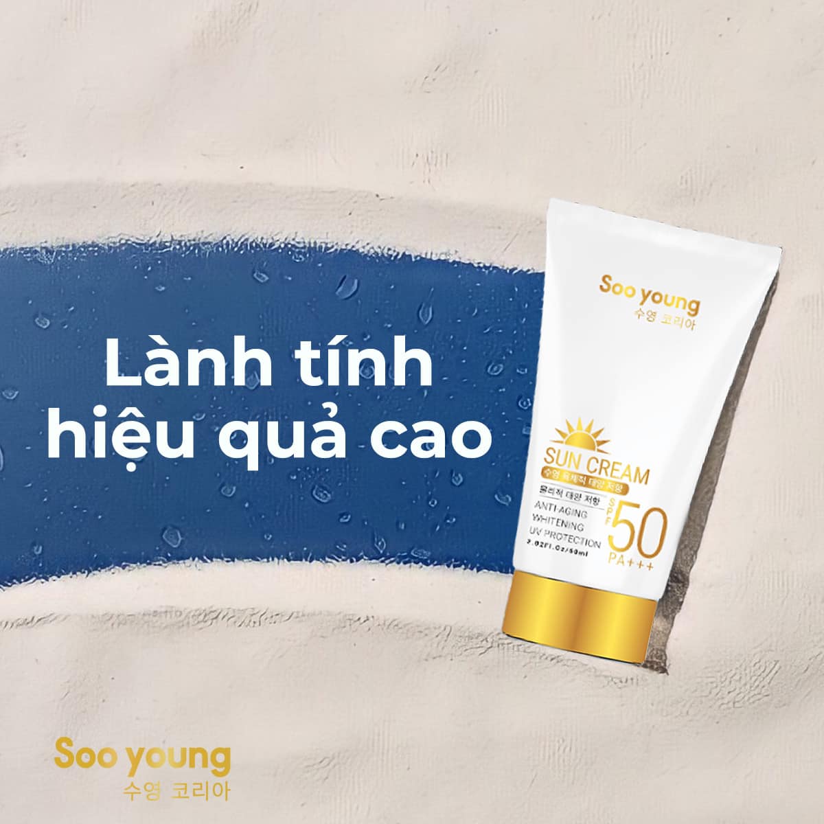 Kháng nắng vật lý Soo Young -  “siêu phẩm" cho những làn da dầu mụn