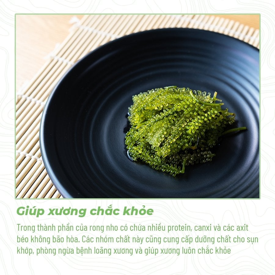 3 tác dụng bất bờ đến từ món quà Rong nho Namiso tặng gia đình