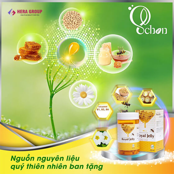 Nhan sắc thăng hạng - vạn người mê với viên sữa ong chúa Royal Jelly Schon