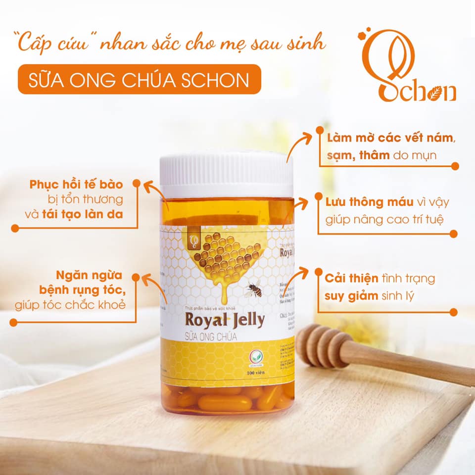 Có viên sữa ong chúa Royal Jelly Schon đừng thờ ơ với nội tiết tố nữ