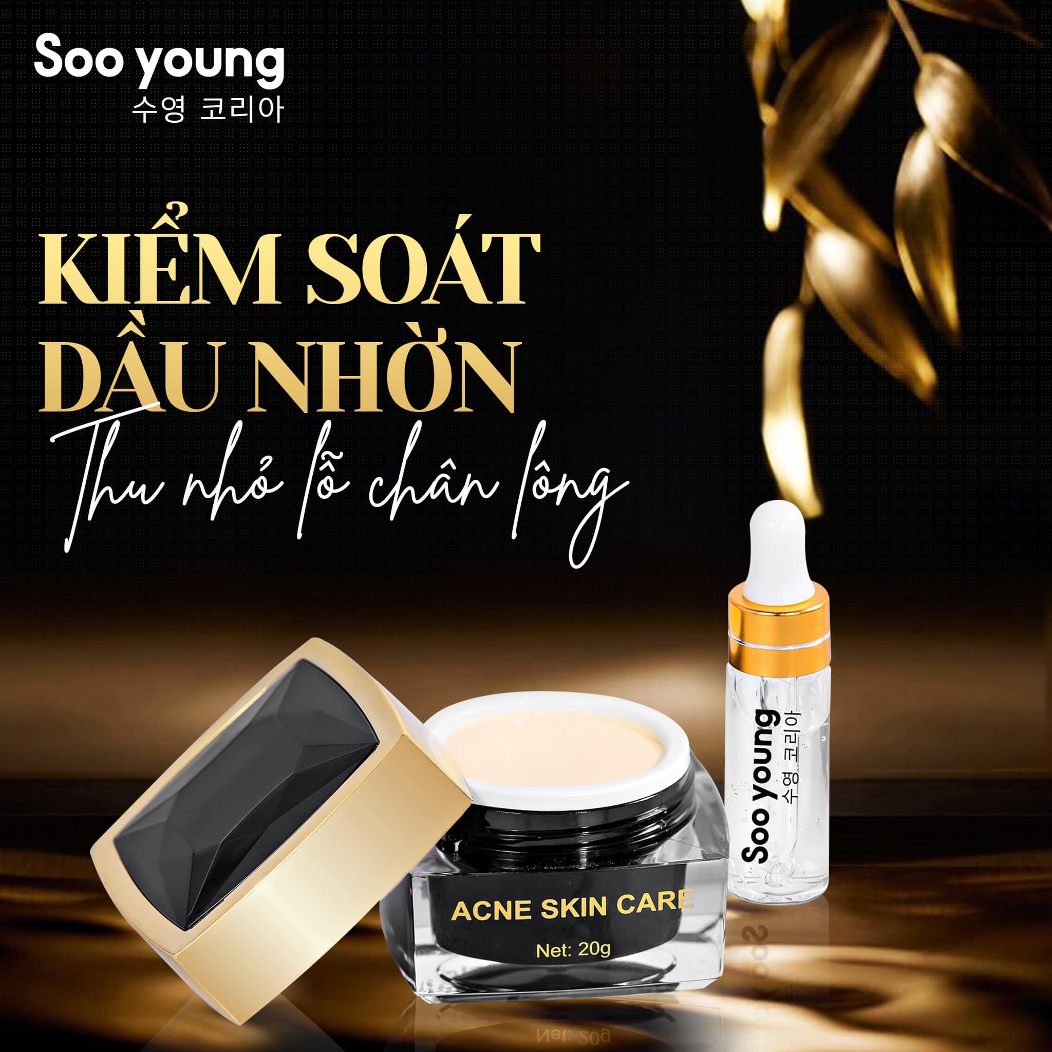 Bạn đang đau đầu vì mớ bồng bông trên mặt đã có combo mụn Soo Young