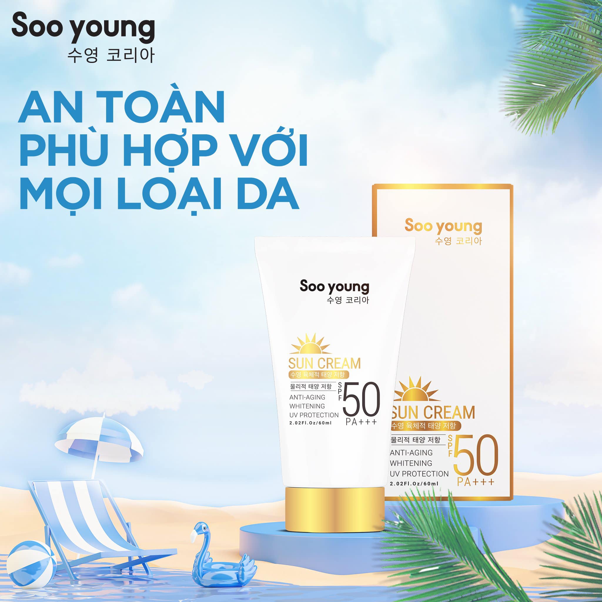 Kháng nắng vật lý Soo Young