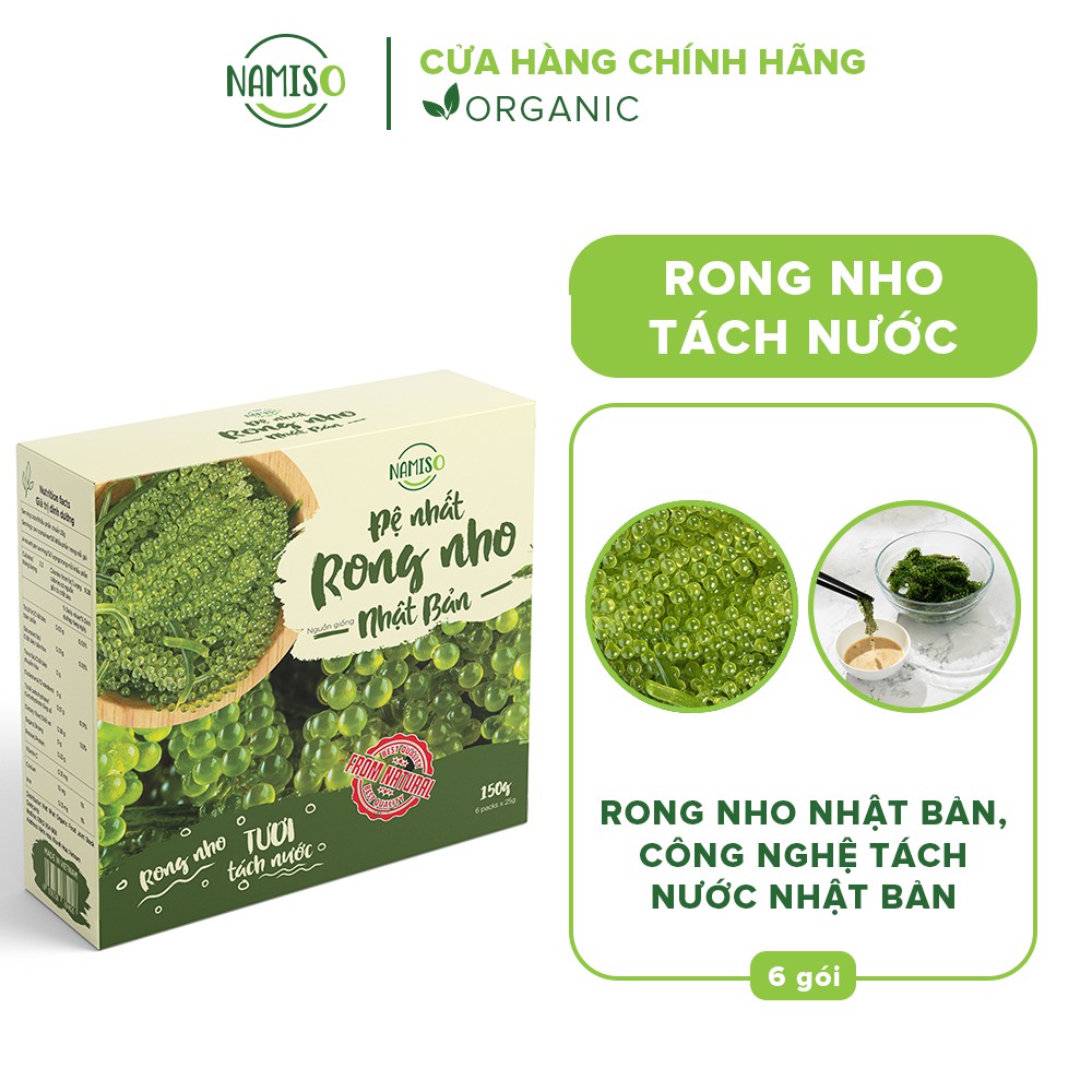 Rong nho NAMISO tròn tròn dai ngon từng sợi