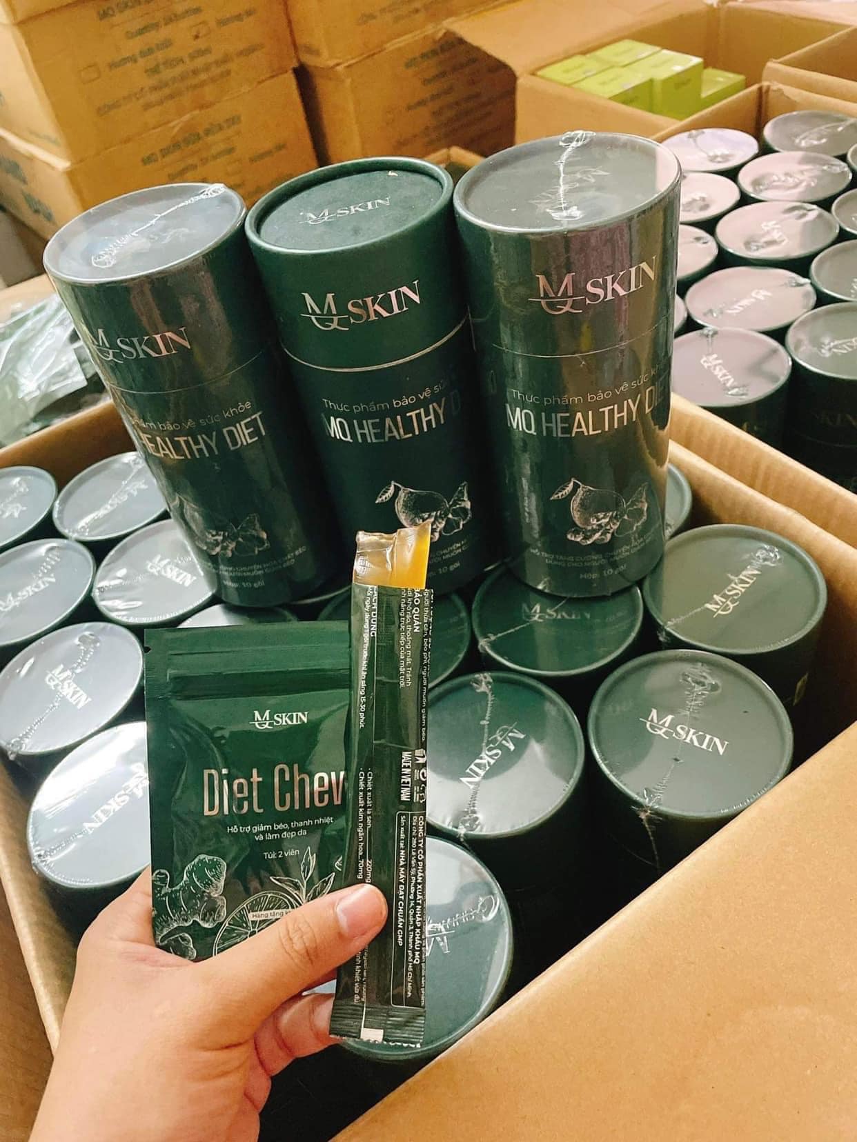 Thạch giảm cân chanh gừng MQ Healthy Diet chính hãng