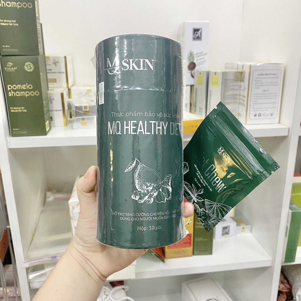 Thạch giảm cân chanh gừng MQ Healthy Diet chính hãng