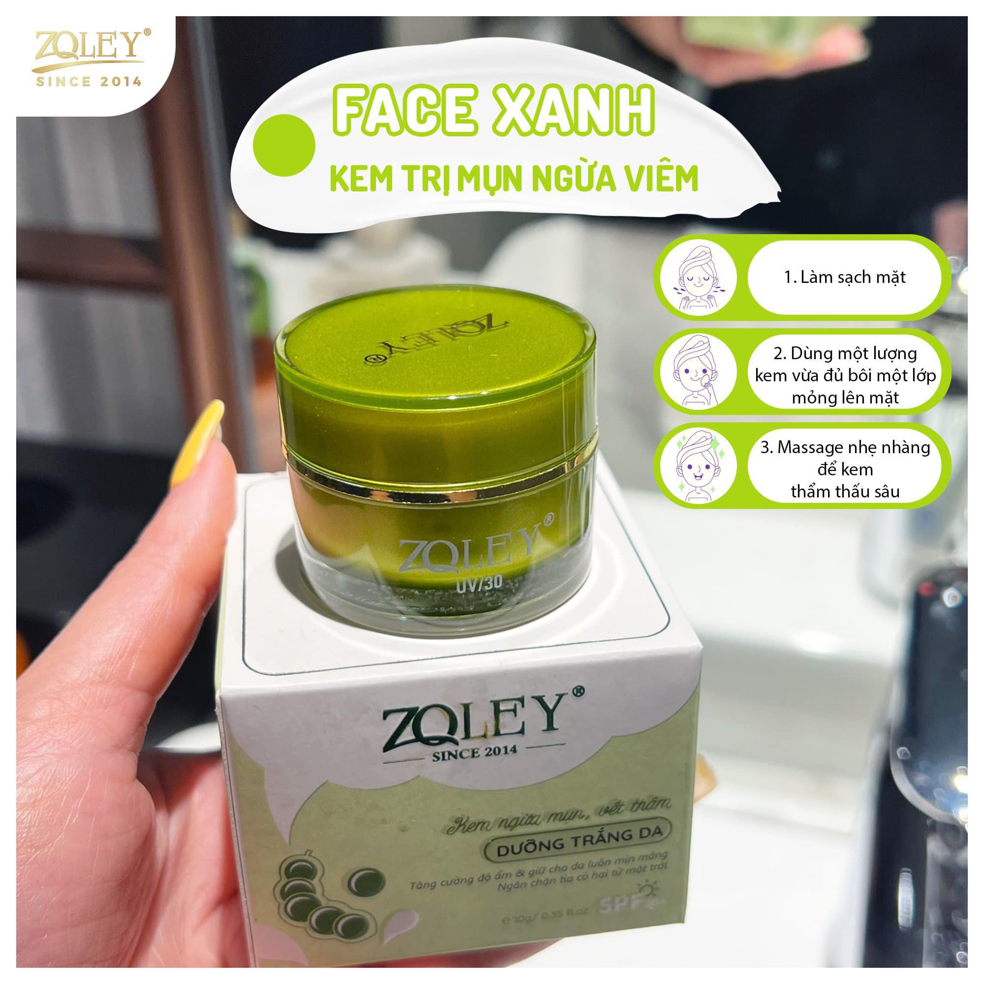 Kem Face Zoley Chăm Soc da Phù Hợp Học Sinh Sinh Viên