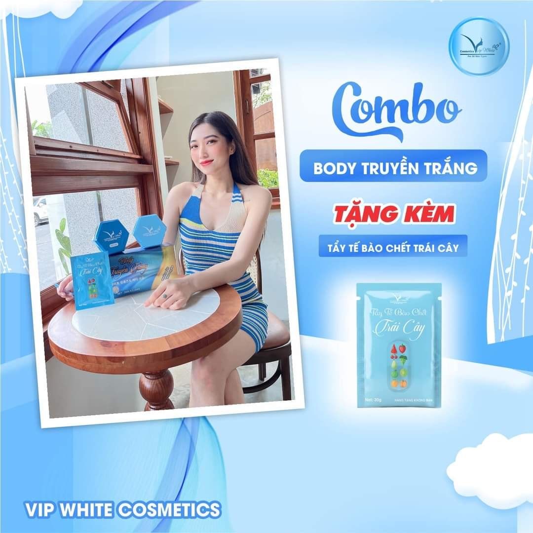 Hiện thực hóa ước mơ sở hữu làn da láng mịn với combo Truyền Trắng Vip White