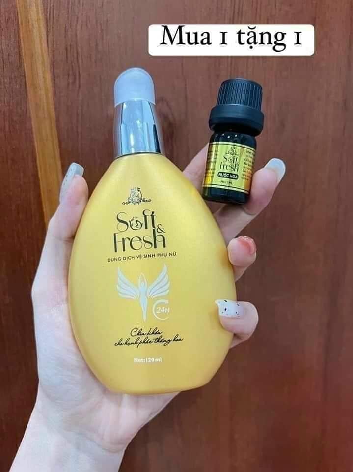 Dung dịch vệ sinh phụ nữ Soft Fresh Collagen X3 Mỹ Phẩm Đông Anh