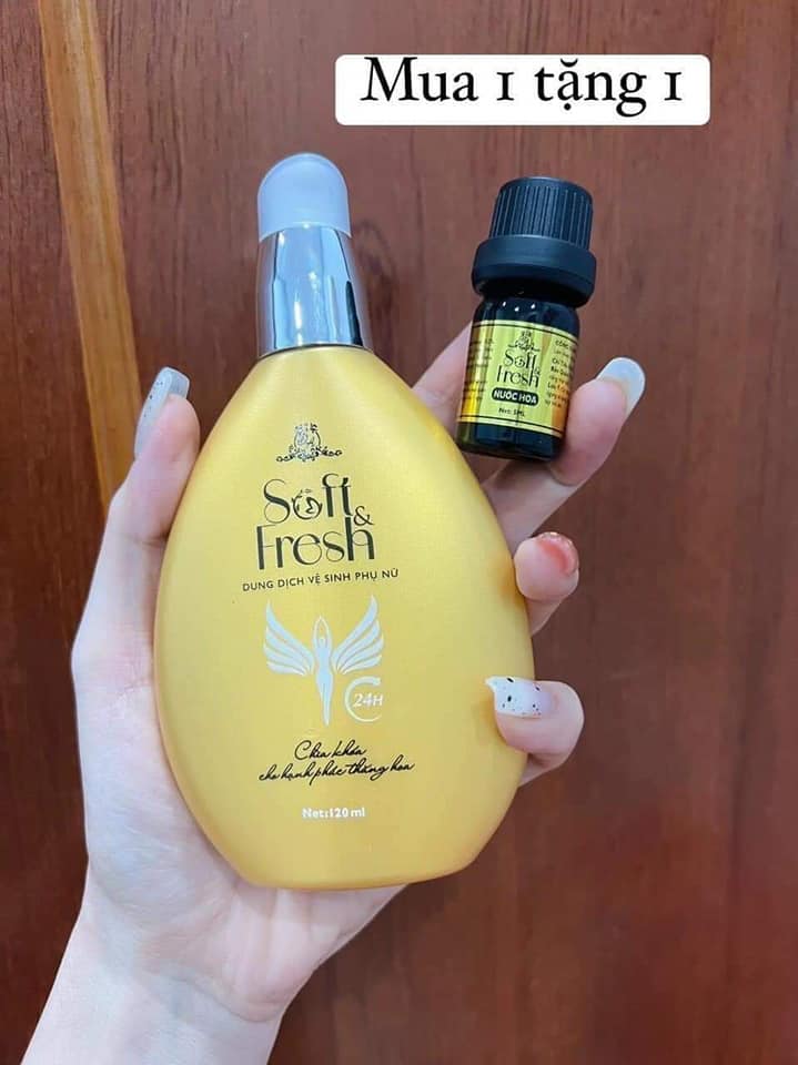 Dung dịch vệ sinh phụ nữ Soft Fresh Collagen X3 Mỹ Phẩm Đông Anh