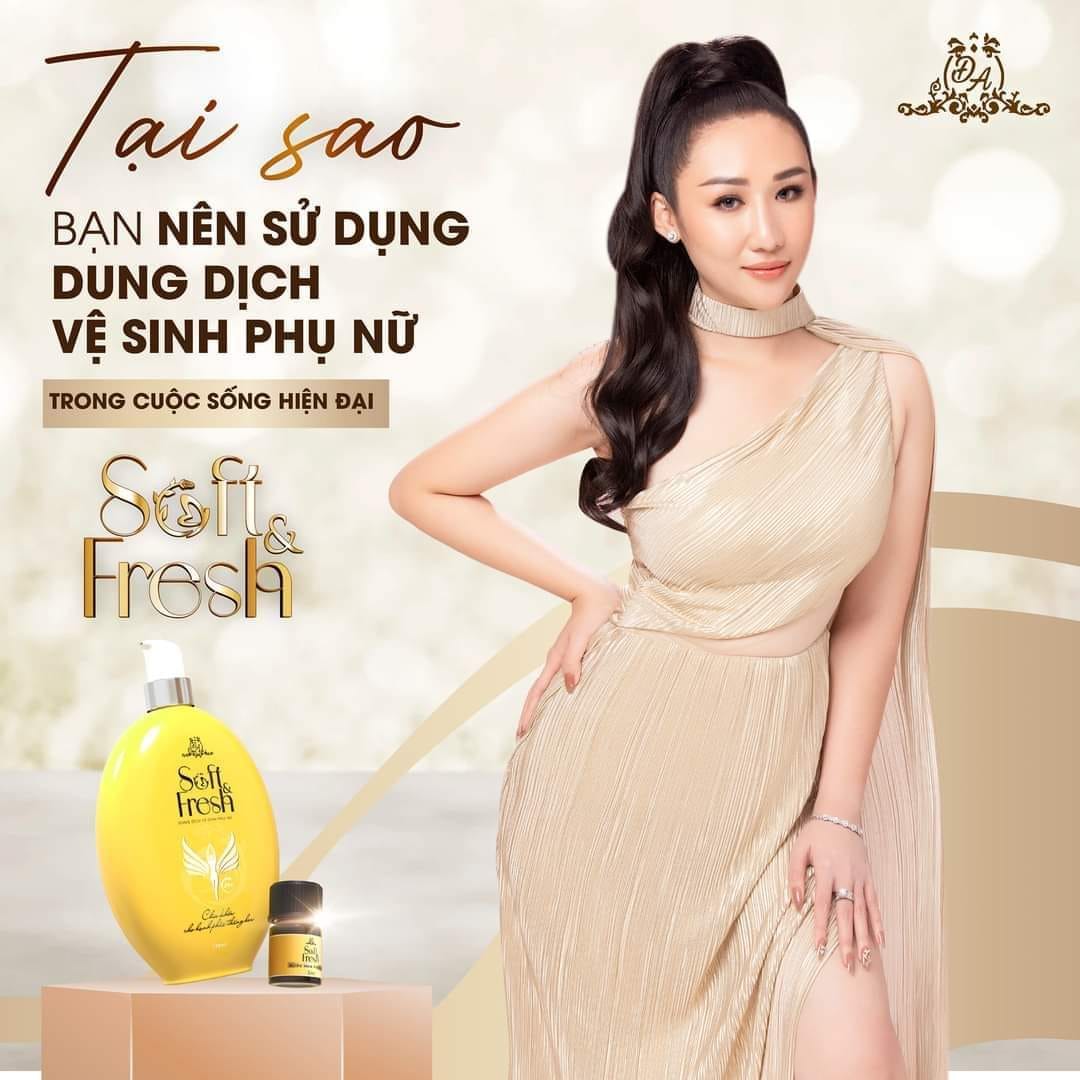 Dung dịch vệ sinh phụ nữ Soft Fresh Collagen X3 Mỹ Phẩm Đông Anh
