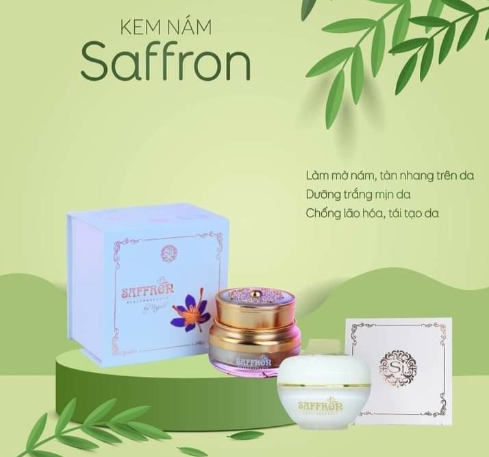 Kem Face Trị Nám Dưỡng Trắng Da Saffron Napoli Hải Âu Việt